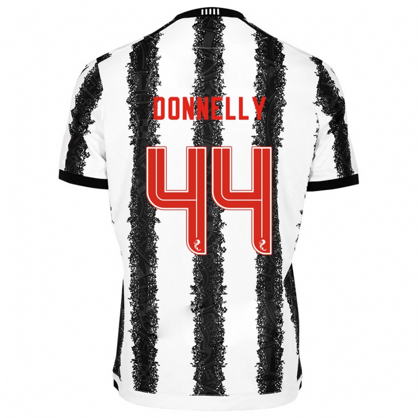 ילדים ליאם דונלי #44 לבן שחור ג'רזי ביתית 2025/26 חולצה קצרה