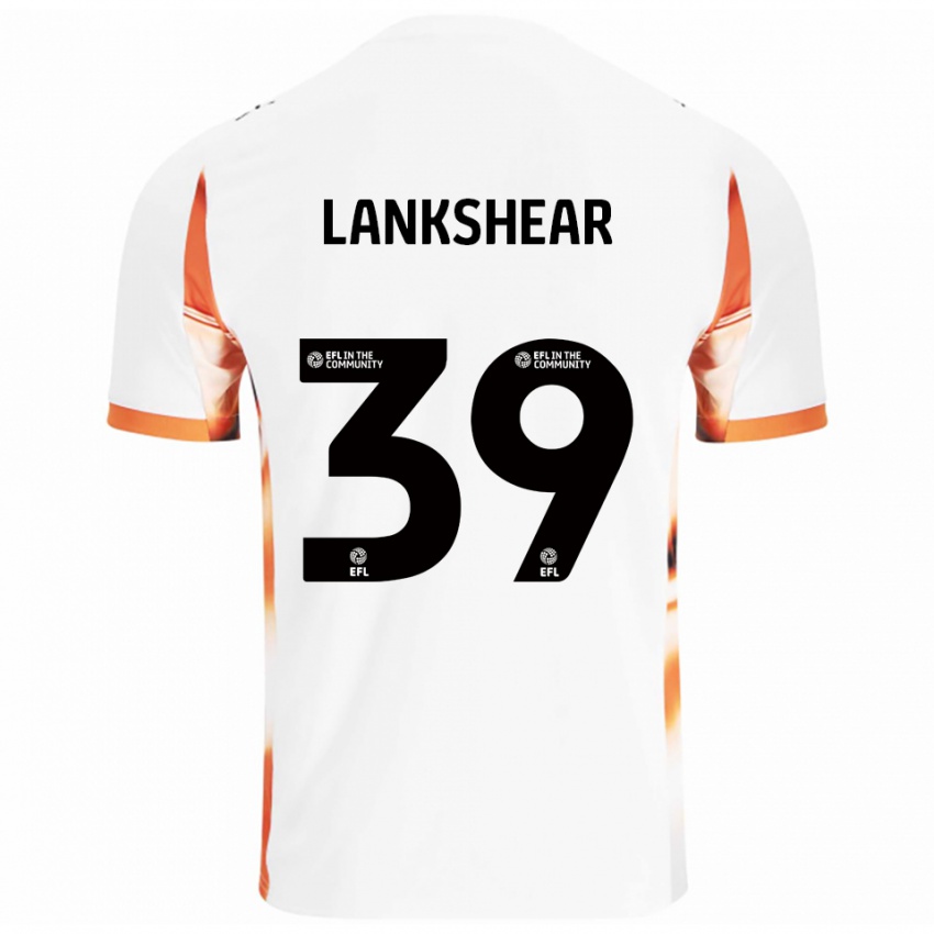 ילדים אלכס לנקשייר #39 לבן כתום שחור הרחק ג'רזי 2025/26 חולצה קצרה