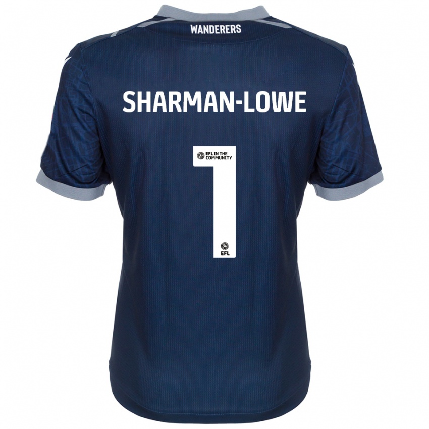 ילדים טדי שרמן-לאו #1 כחול נייבי אפור הרחק ג'רזי 2025/26 חולצה קצרה