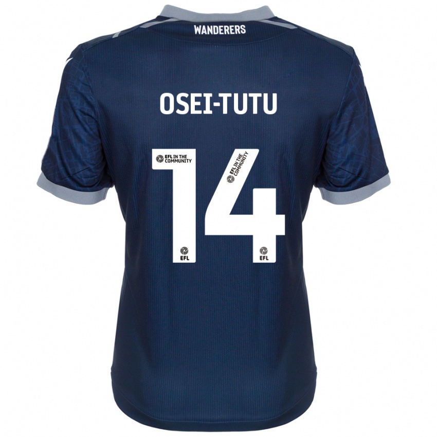 ילדים ג׳ורדי אוסיי-טוטו #14 כחול נייבי אפור הרחק ג'רזי 2025/26 חולצה קצרה