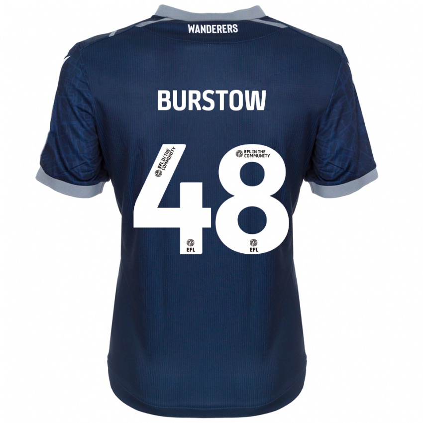 ילדים מייסון ברסטו #48 כחול נייבי אפור הרחק ג'רזי 2025/26 חולצה קצרה