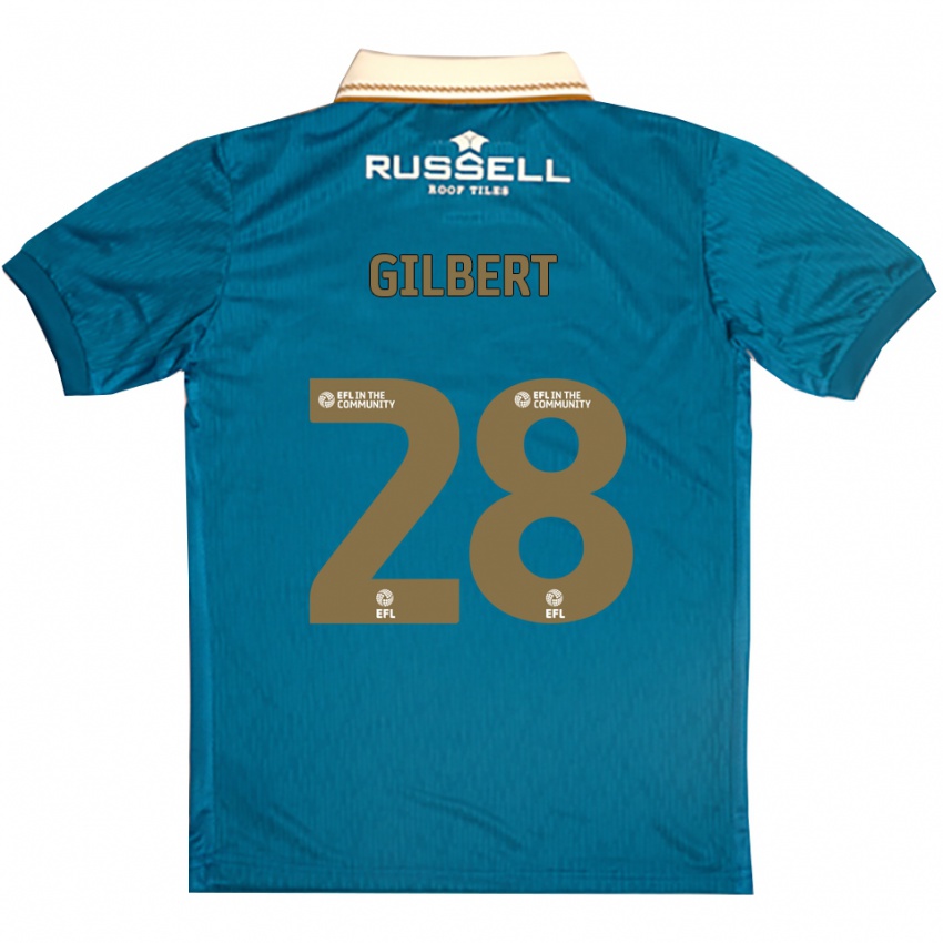 ילדים Cameron Gilbert #28 תכלת לבן הרחק ג'רזי 2025/26 חולצה קצרה