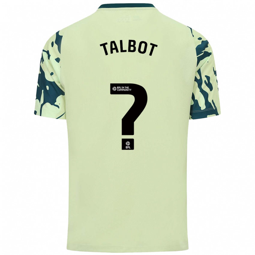 ילדים Lennon Talbot #0 ירוק כהה הרחק ג'רזי 2025/26 חולצה קצרה