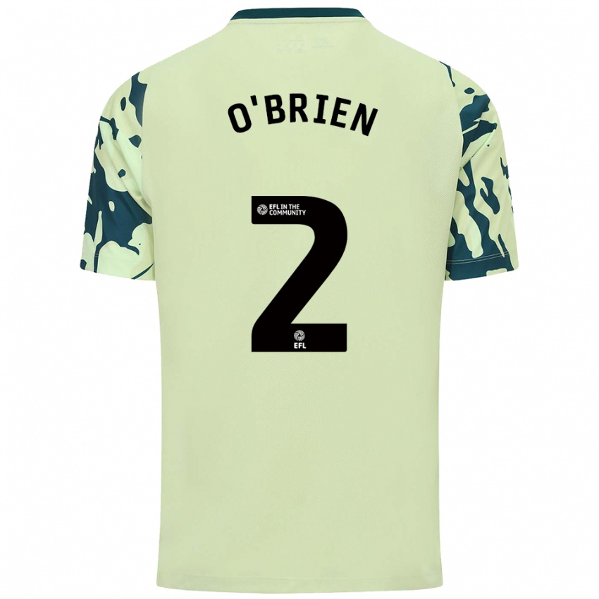 ילדים Charlie O'brien #2 ירוק כהה הרחק ג'רזי 2025/26 חולצה קצרה