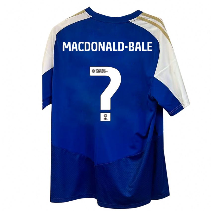 ילדים Paige Macdonald-Bale #0 כחול לבן זהב הרחק ג'רזי 2025/26 חולצה קצרה