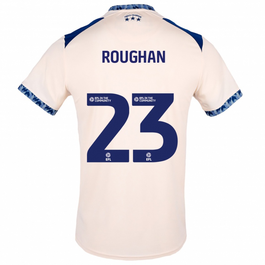 ילדים שון רוגן #23 לבן שמנת כחול נייבי הרחק ג'רזי 2025/26 חולצה קצרה