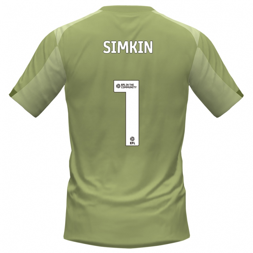 ילדים טומי שימקין #1 מרווה שמפניה הרחק ג'רזי 2025/26 חולצה קצרה