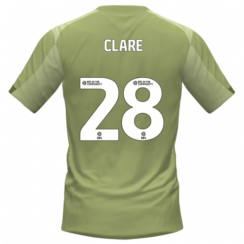 ילדים שון קלייר #28 מרווה שמפניה הרחק ג'רזי 2025/26 חולצה קצרה