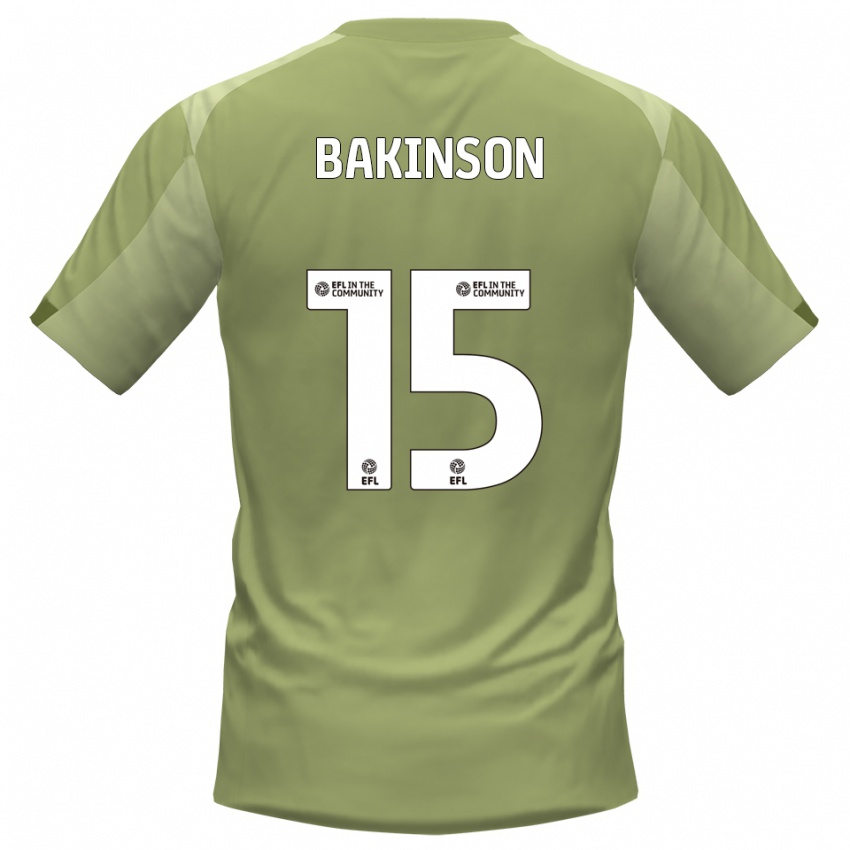 ילדים טייריק בקינסון #15 מרווה שמפניה הרחק ג'רזי 2025/26 חולצה קצרה