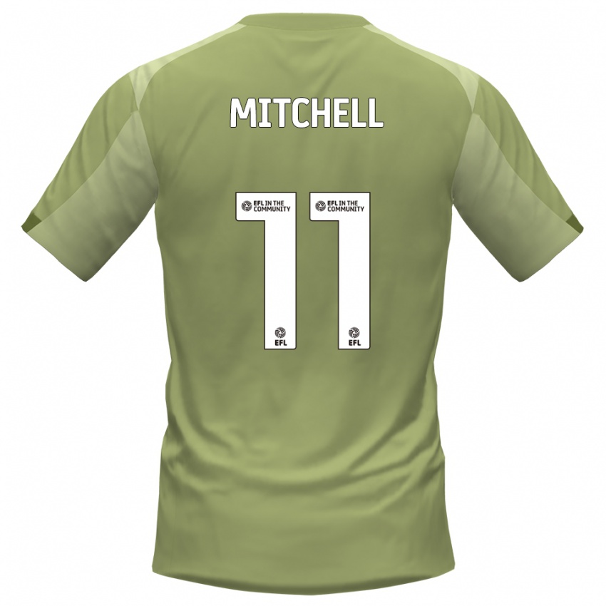 ילדים דמיטרי מיטשל #11 מרווה שמפניה הרחק ג'רזי 2025/26 חולצה קצרה