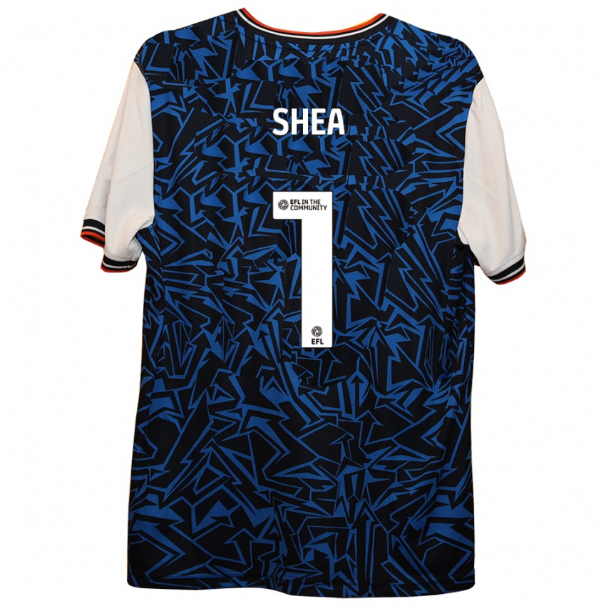 ילדים ג'יימס שיי #1 כחול שחור לבן הרחק ג'רזי 2025/26 חולצה קצרה