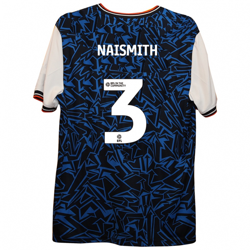 ילדים קאל נייסמית' #3 כחול שחור לבן הרחק ג'רזי 2025/26 חולצה קצרה