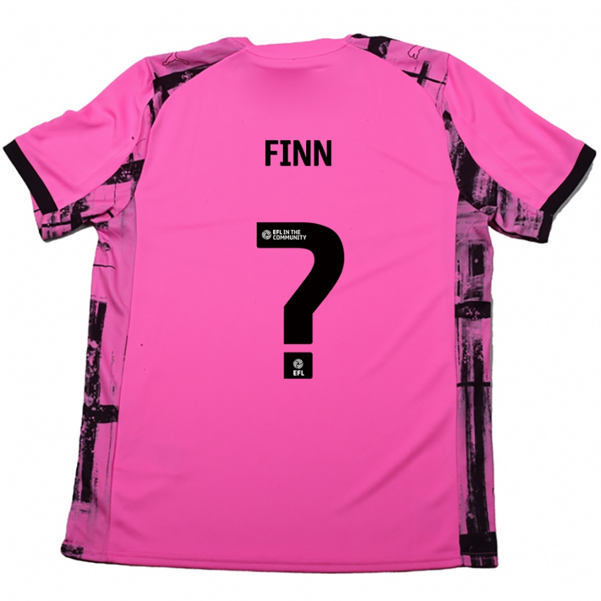 ילדים Molly Finn #0 אדום ורד שחור הרחק ג'רזי 2025/26 חולצה קצרה