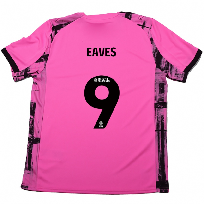 ילדים טום אייבס #9 אדום ורד שחור הרחק ג'רזי 2025/26 חולצה קצרה