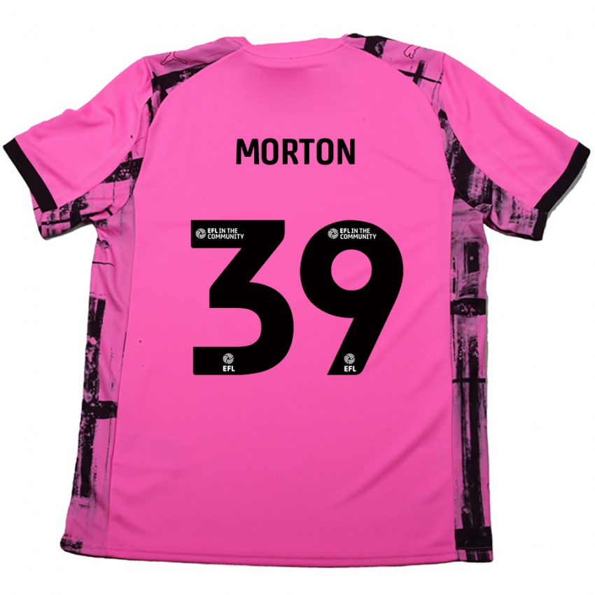 ילדים קאלום מורטון #39 אדום ורד שחור הרחק ג'רזי 2025/26 חולצה קצרה
