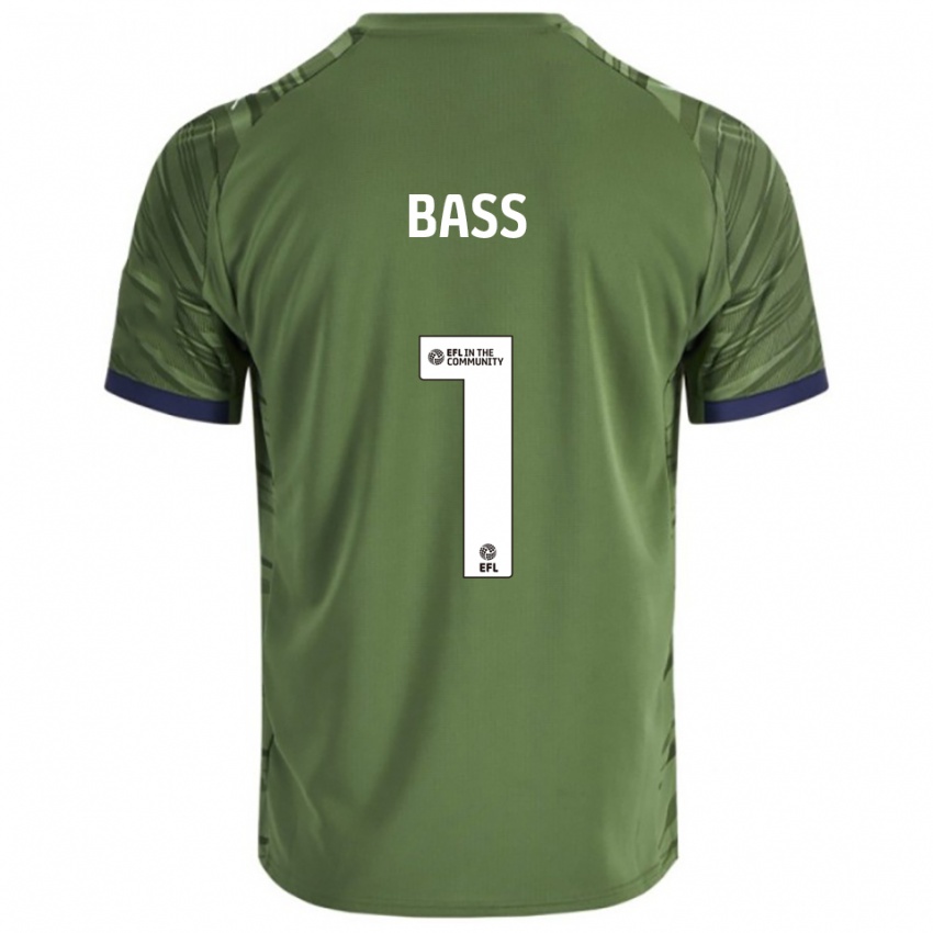 ילדים אלכס באס #1 ירוק לבן הרחק ג'רזי 2025/26 חולצה קצרה