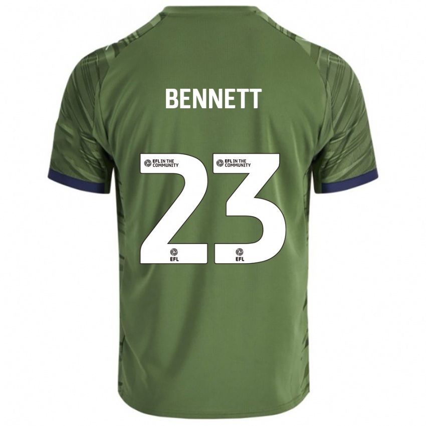 ילדים Renai Bennett #23 ירוק לבן הרחק ג'רזי 2025/26 חולצה קצרה