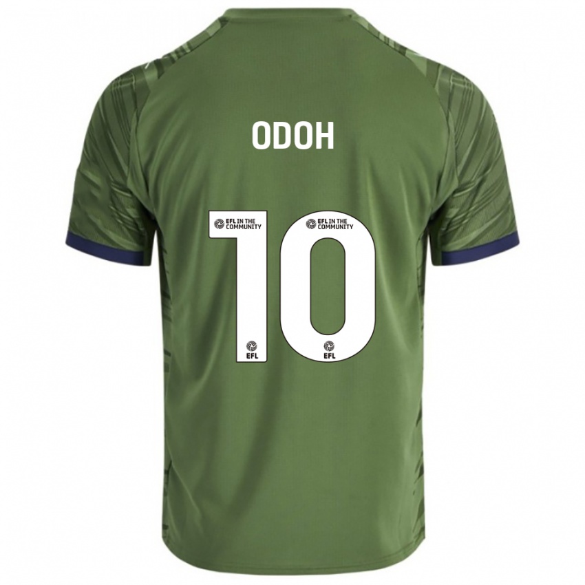 ילדים אברהם אודו #10 ירוק לבן הרחק ג'רזי 2025/26 חולצה קצרה