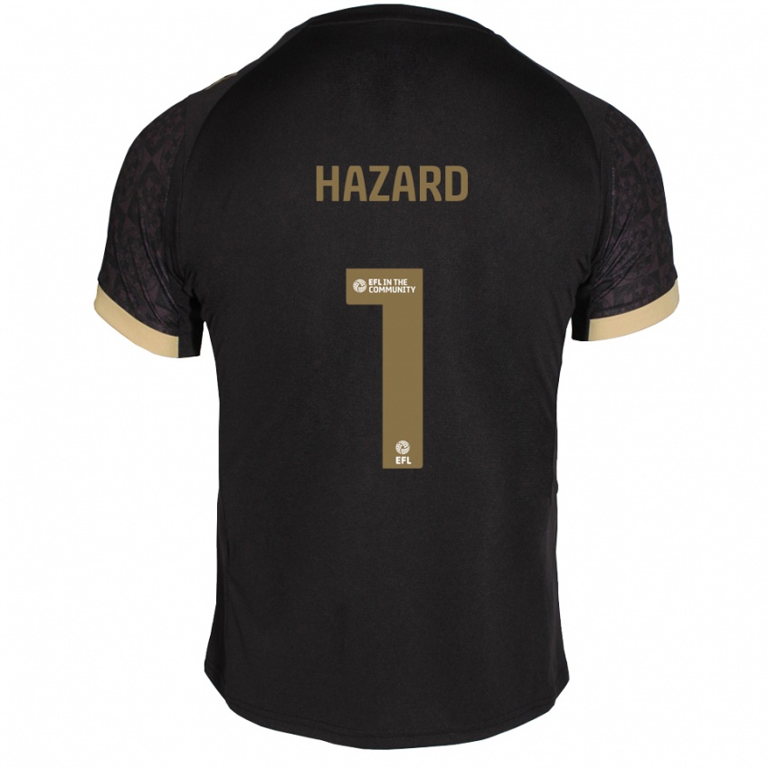 ילדים קונור האזרד #1 שחור זהב הרחק ג'רזי 2025/26 חולצה קצרה