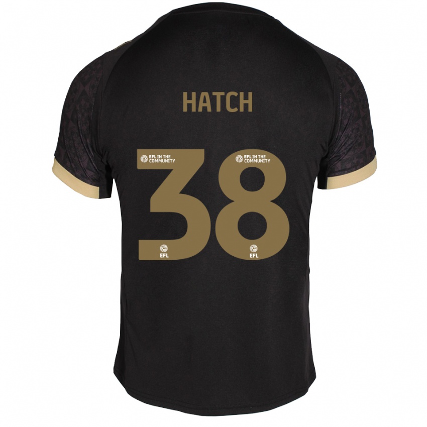 ילדים ג'וזף האץ' #38 שחור זהב הרחק ג'רזי 2025/26 חולצה קצרה