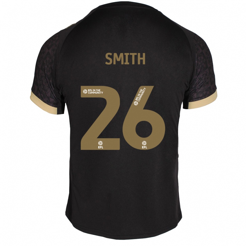 ילדים Caitlin Smith #26 שחור זהב הרחק ג'רזי 2025/26 חולצה קצרה