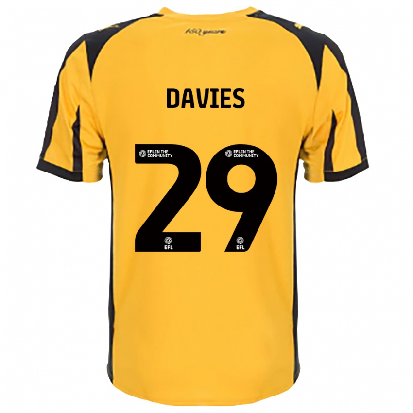 ילדים ארון דייוויס #29 כתום שחור הרחק ג'רזי 2025/26 חולצה קצרה