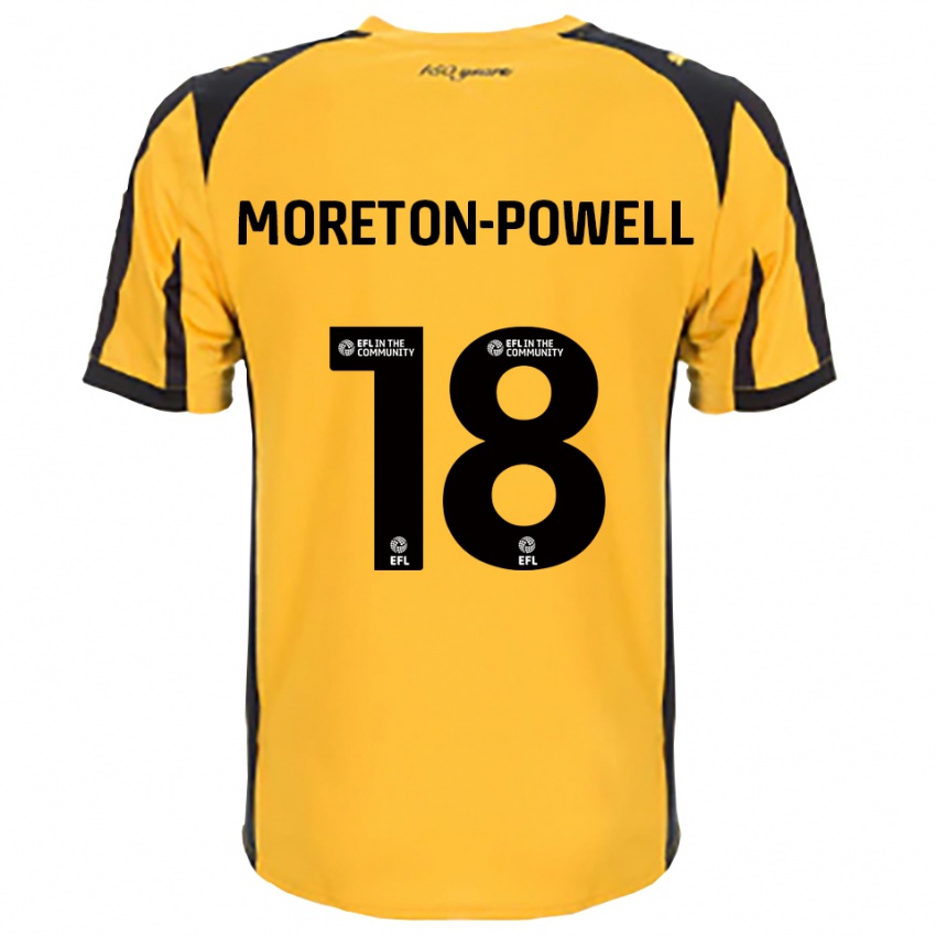 ילדים Erin Moreton-Powell #18 כתום שחור הרחק ג'רזי 2025/26 חולצה קצרה