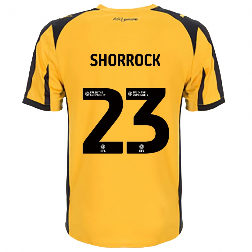 ילדים ג'ק שורוק #23 כתום שחור הרחק ג'רזי 2025/26 חולצה קצרה