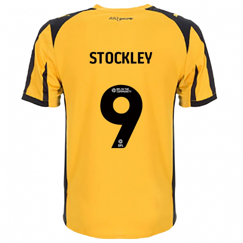 ילדים ג'יידן סטוקלי #9 כתום שחור הרחק ג'רזי 2025/26 חולצה קצרה