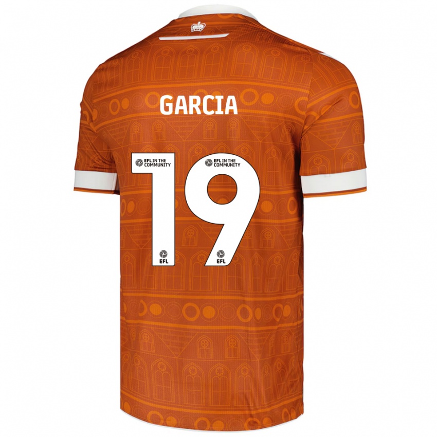 ילדים Andre Garcia #19 כתום לבן הרחק ג'רזי 2025/26 חולצה קצרה