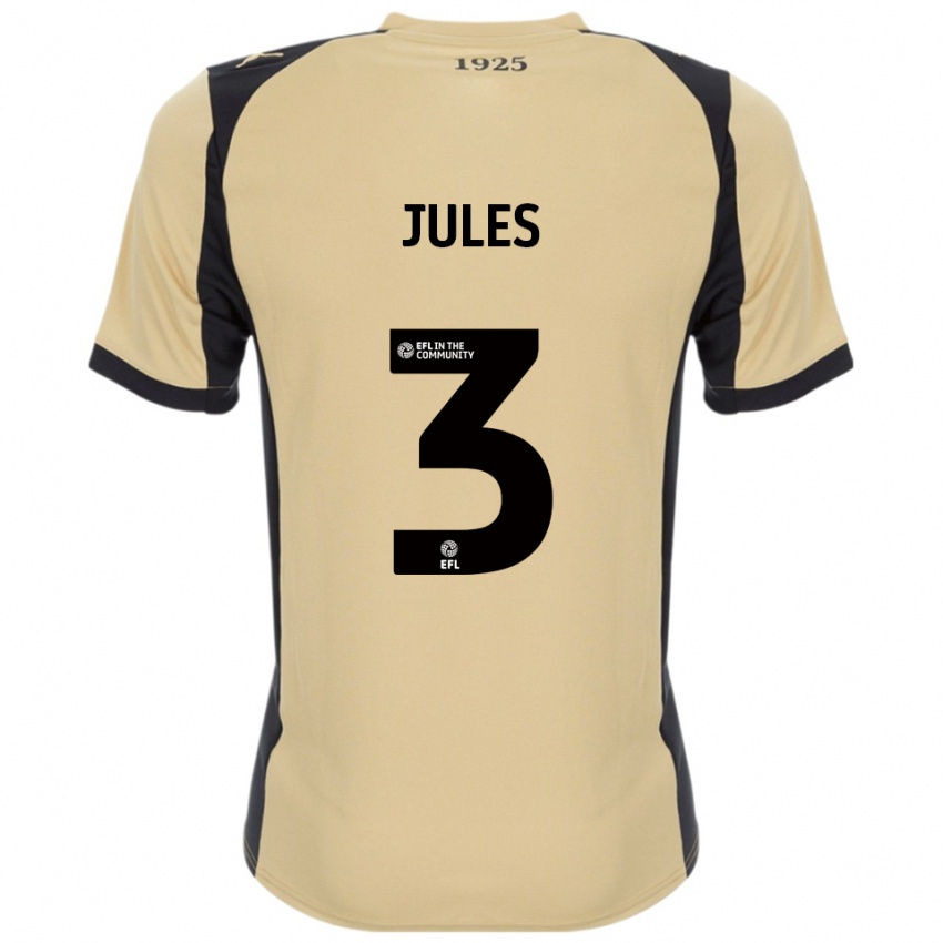 ילדים זאק ג'ולס #3 זהב שחור הרחק ג'רזי 2025/26 חולצה קצרה