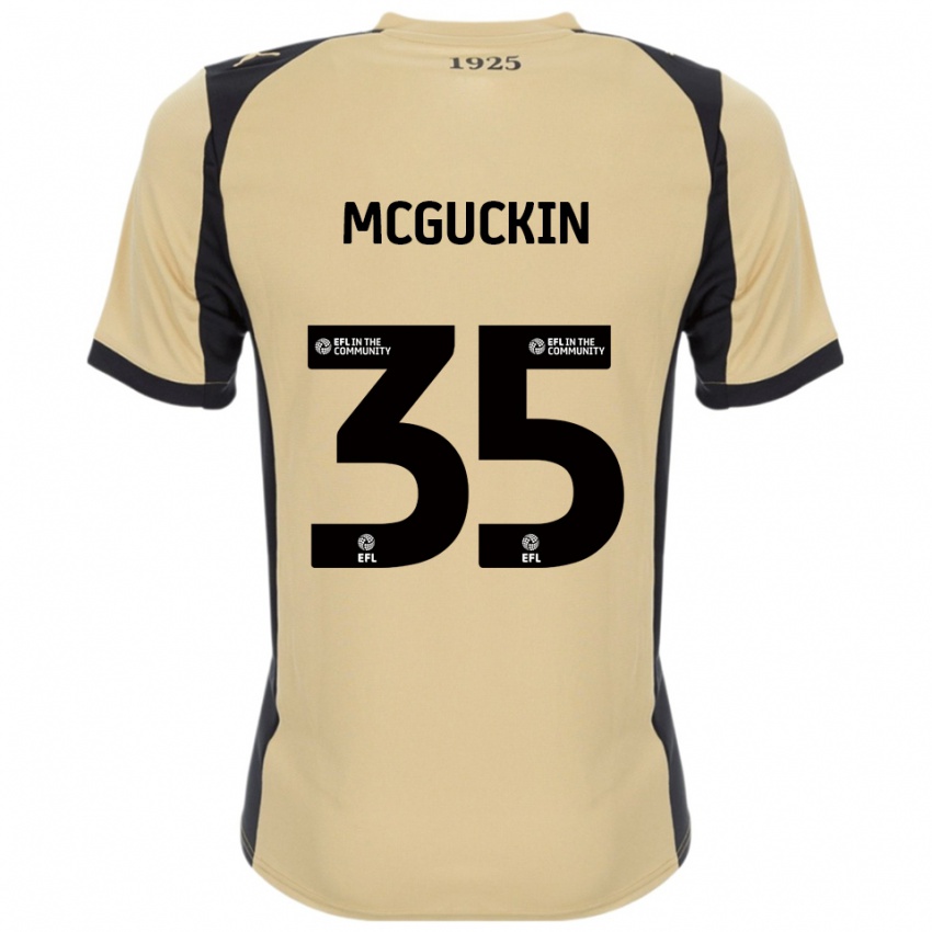 ילדים קירן מקגוקין #35 זהב שחור הרחק ג'רזי 2025/26 חולצה קצרה