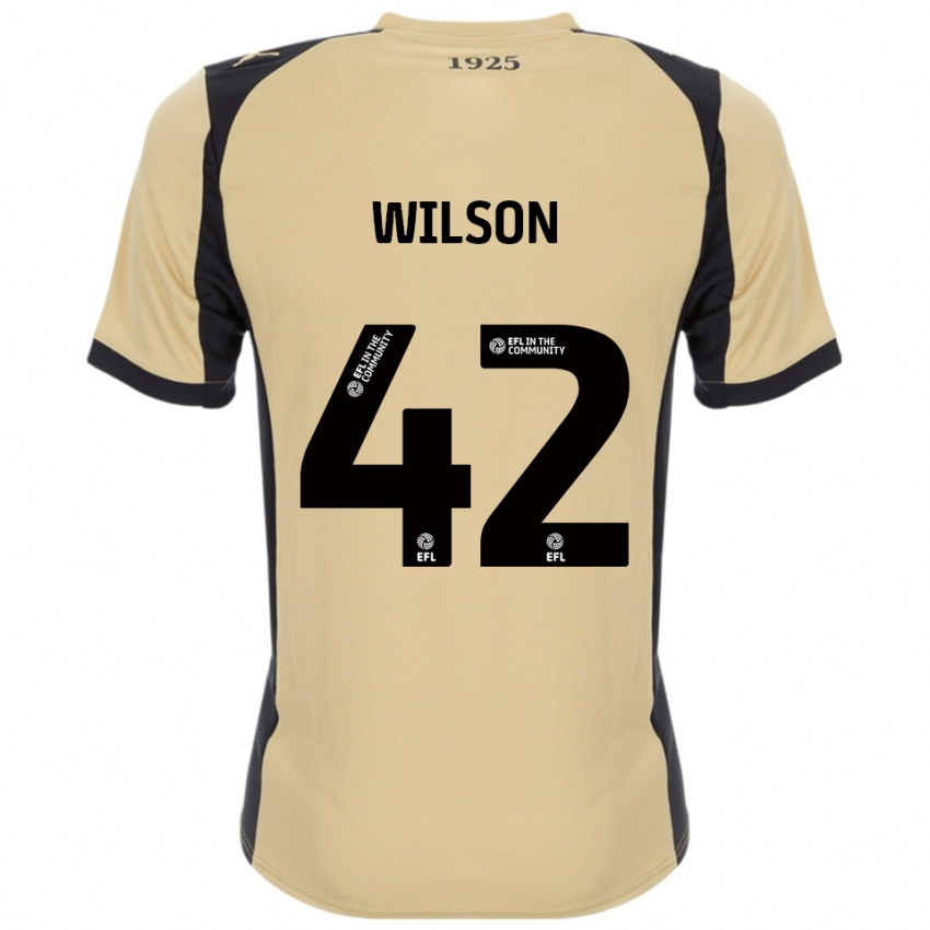 ילדים Reece Wilson #42 זהב שחור הרחק ג'רזי 2025/26 חולצה קצרה