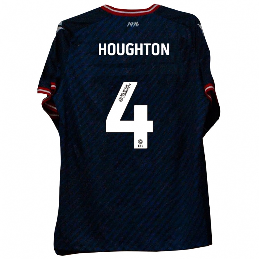 ילדים ג’ורדן הוטון #4 כחול נייבי אדום הרחק ג'רזי 2025/26 חולצה קצרה