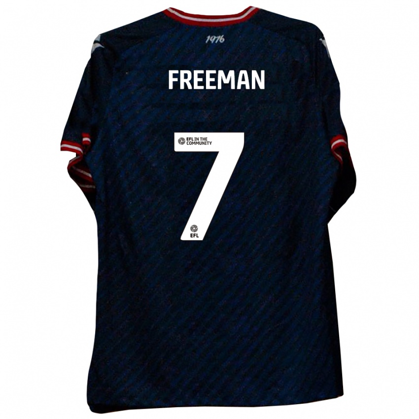 ילדים Nick Freeman #7 כחול נייבי אדום הרחק ג'רזי 2025/26 חולצה קצרה