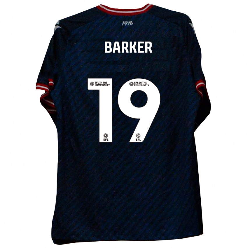 ילדים Frankie Barker #19 כחול נייבי אדום הרחק ג'רזי 2025/26 חולצה קצרה