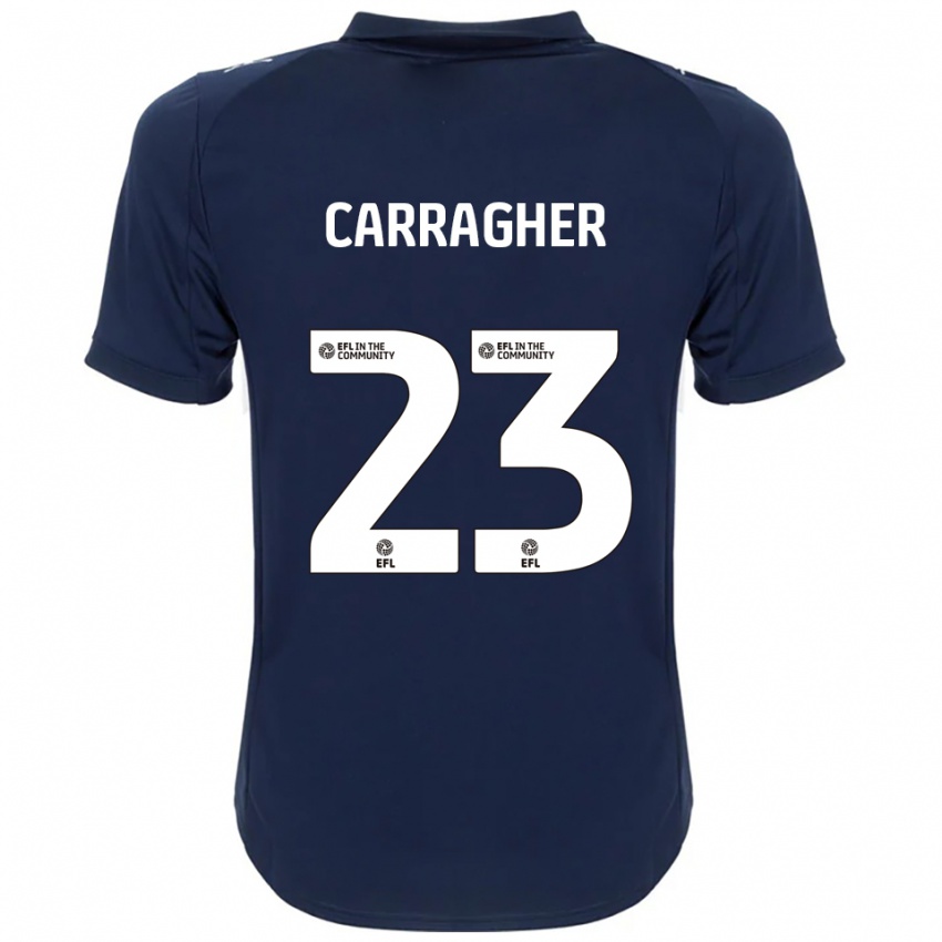 ילדים ג'יימס קראגר #23 כחול נייבי לבן הרחק ג'רזי 2025/26 חולצה קצרה