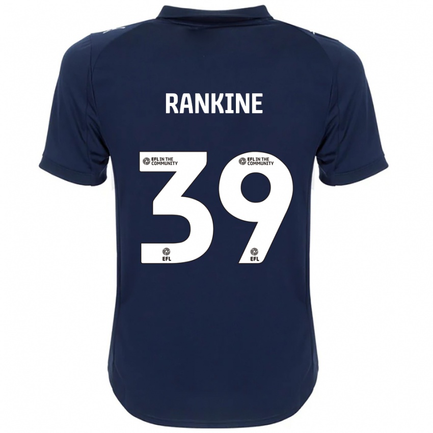 ילדים דיון רנקין #39 כחול נייבי לבן הרחק ג'רזי 2025/26 חולצה קצרה