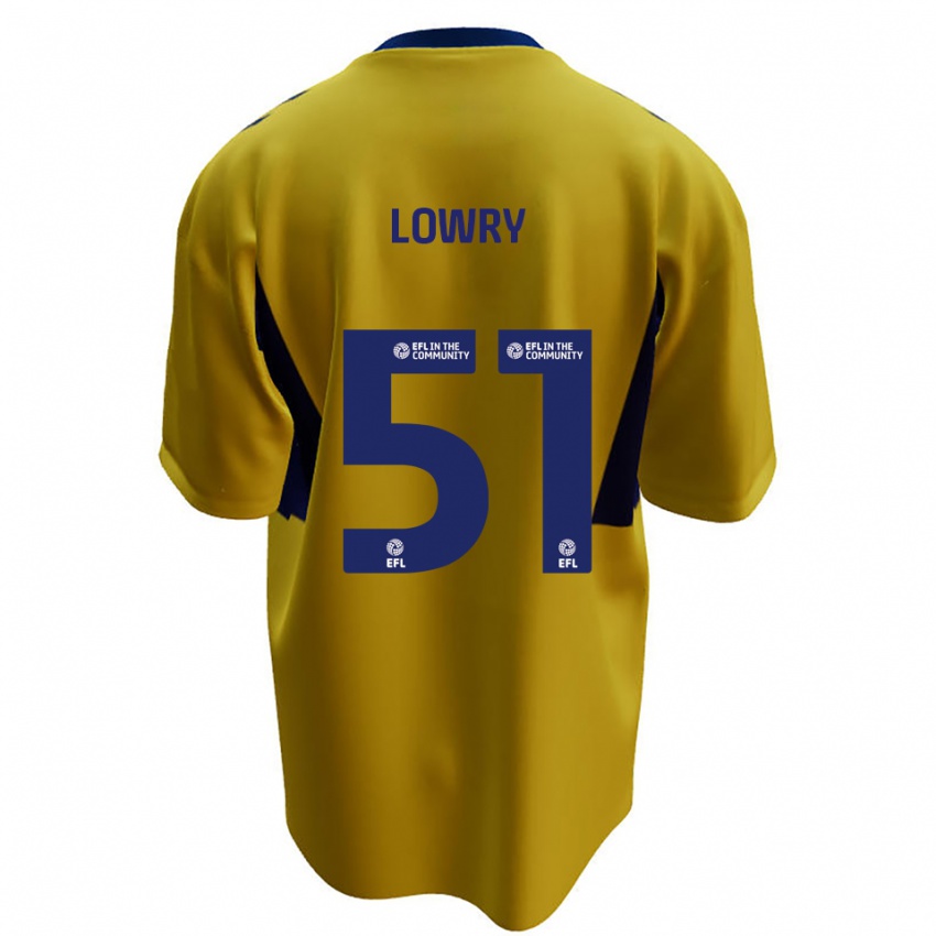 ילדים אלכס לורי #51 צהוב כחול הרחק ג'רזי 2025/26 חולצה קצרה