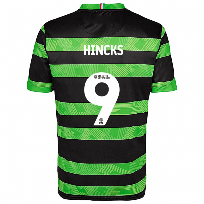 ילדים אשלי הינקס #9 שחור ירוק הרחק ג'רזי 2025/26 חולצה קצרה