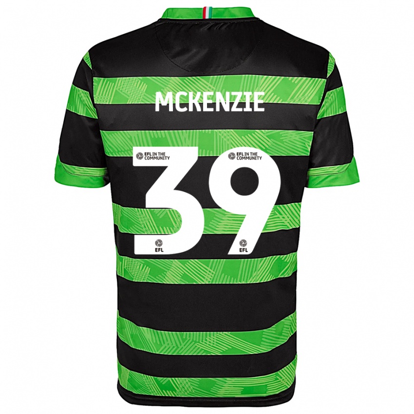 ילדים Kai Mckenzie #39 שחור ירוק הרחק ג'רזי 2025/26 חולצה קצרה