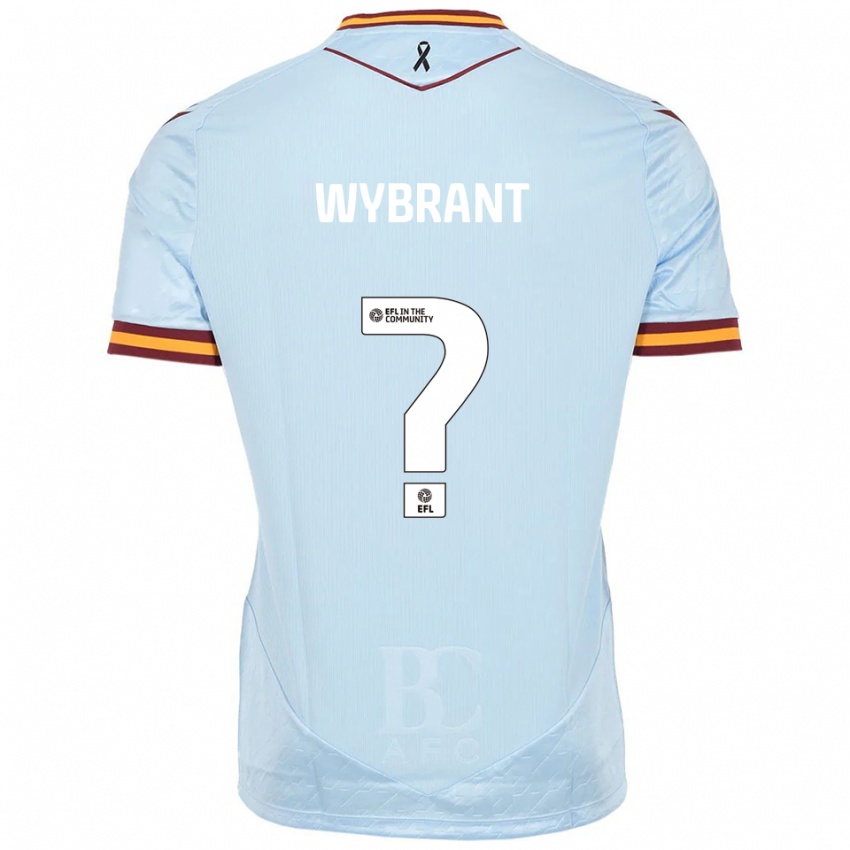 ילדים Maisie Wybrant #0 תכלת הרחק ג'רזי 2025/26 חולצה קצרה