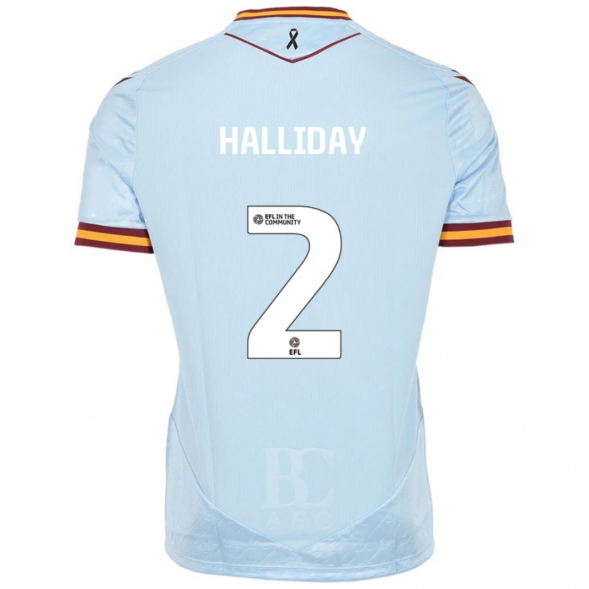 ילדים בראדלי הולידיי #2 תכלת הרחק ג'רזי 2025/26 חולצה קצרה