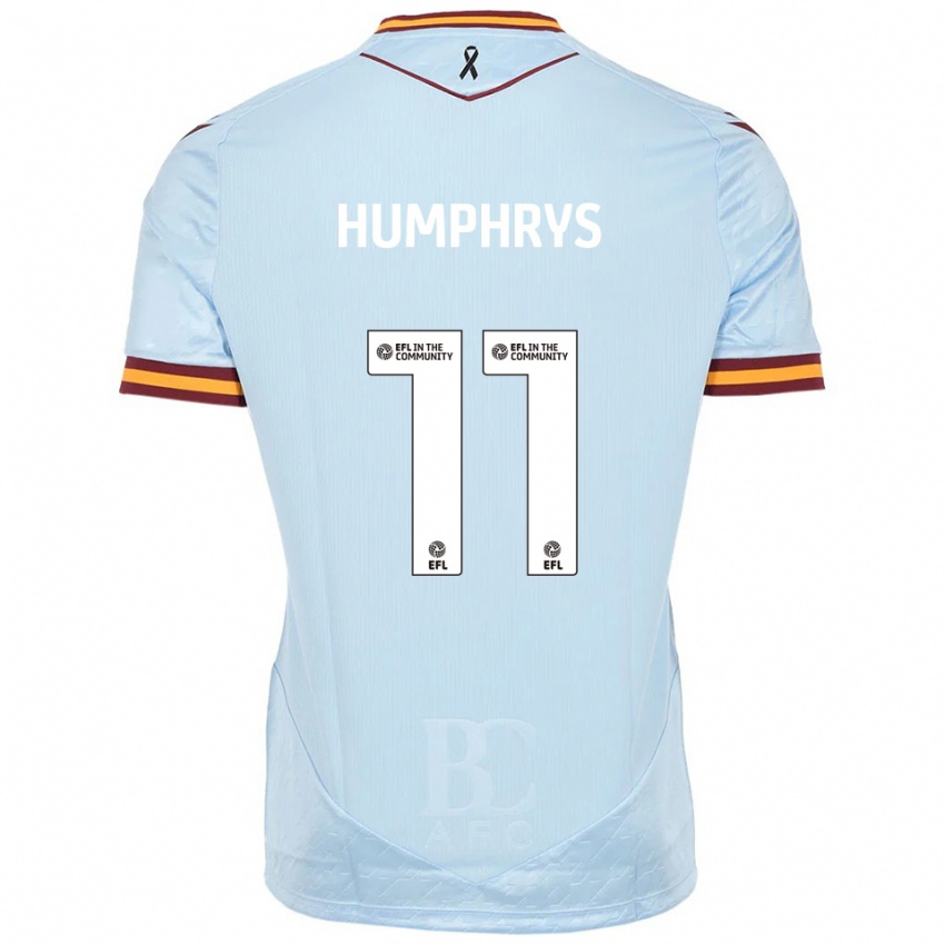 ילדים סטיבן האמפריס #11 תכלת הרחק ג'רזי 2025/26 חולצה קצרה