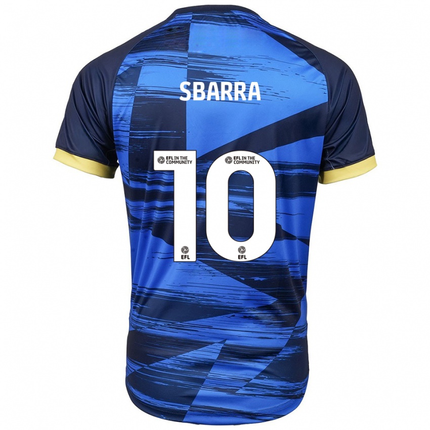 ילדים ג'ו סבארה #10 כחול נייבי הרחק ג'רזי 2025/26 חולצה קצרה