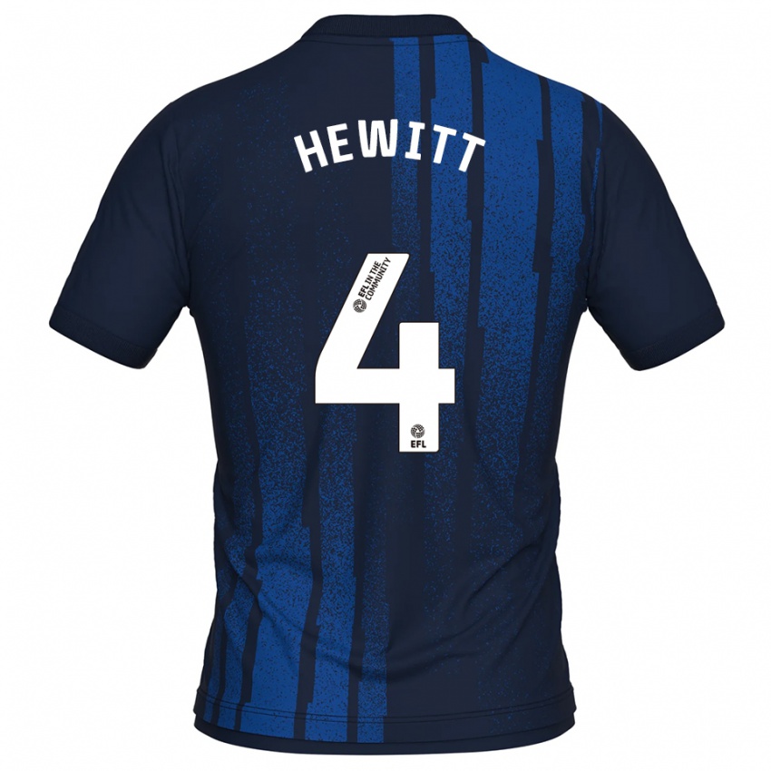 ילדים אליוט יואיט #4 כחול נייבי לבן הרחק ג'רזי 2025/26 חולצה קצרה