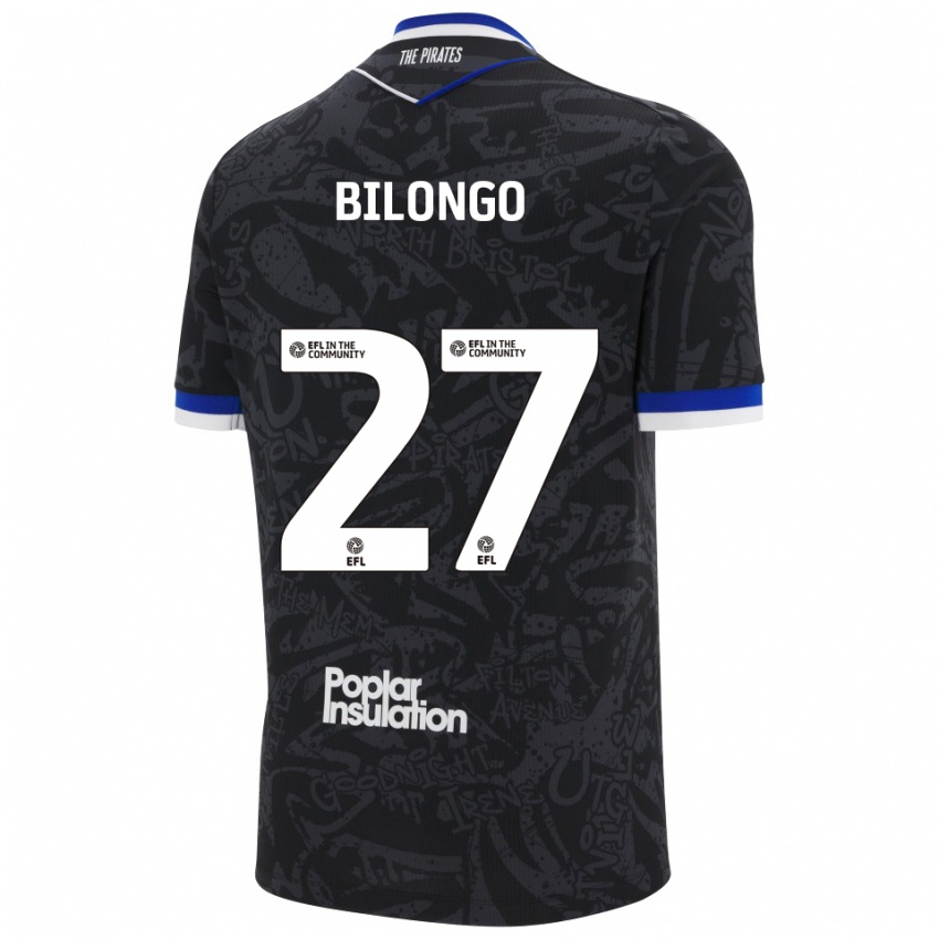 ילדים בראיינט בילונגו #27 שחור לבן הרחק ג'רזי 2025/26 חולצה קצרה