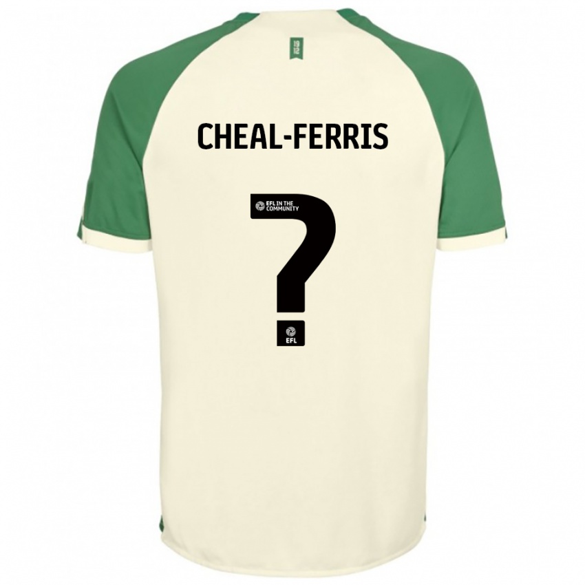 ילדים Brooklyn Cheal-Ferris #0 לבן שמנת ירוק הרחק ג'רזי 2025/26 חולצה קצרה