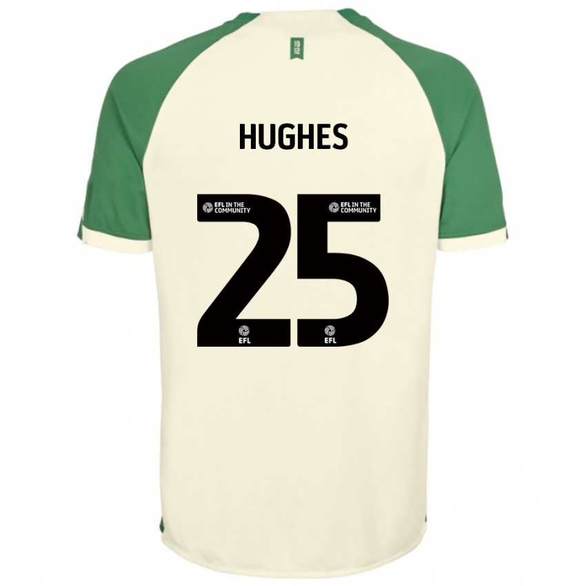 ילדים בן יוז #25 לבן שמנת ירוק הרחק ג'רזי 2025/26 חולצה קצרה