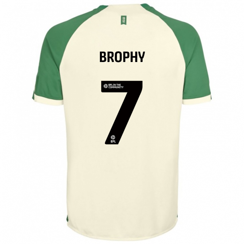 ילדים ג'יימס ברופי #7 לבן שמנת ירוק הרחק ג'רזי 2025/26 חולצה קצרה